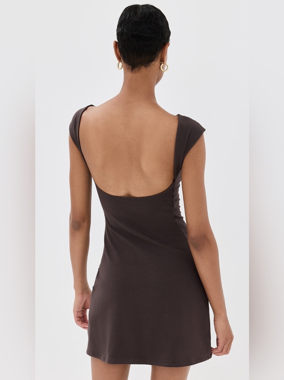 Reformation Brown Soleil Knit Dress, Large (fits small) - Picture 2 of 8